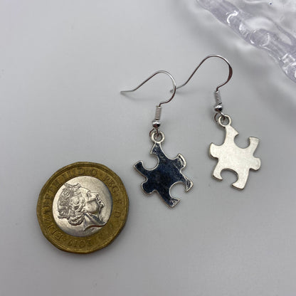 Jigsaw Piece Earrings