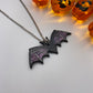 Big Black Bat Necklace