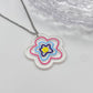 Groovy Colourful Flower Necklace
