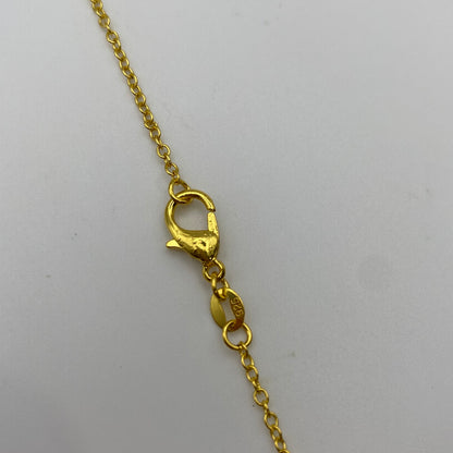 Yellow Guitar Mushroom Necklace