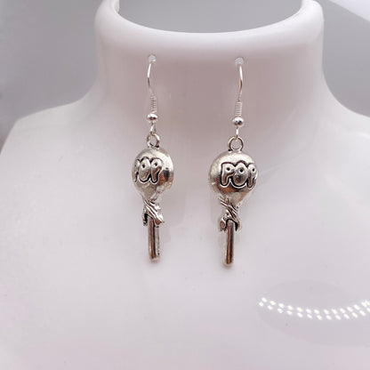 Silver Lollipop Earrings