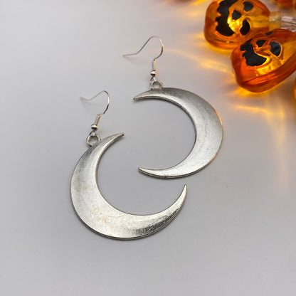 Big Crescent Moon Earrings