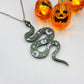 Green Snake Necklace