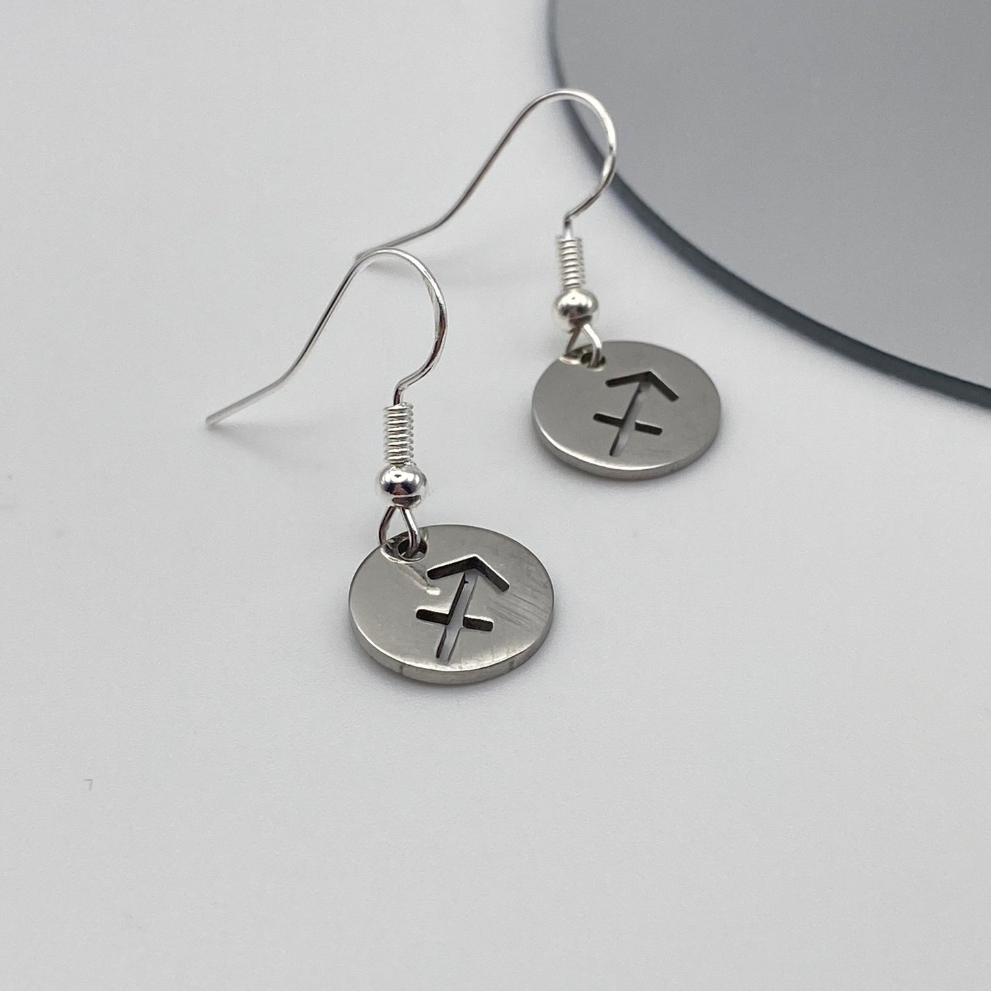 Sagittarius Symbol Earrings