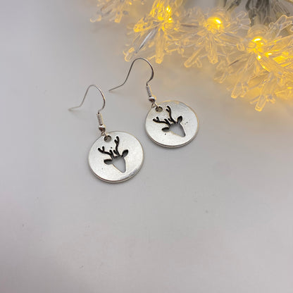 Reindeer Pendant Earrings