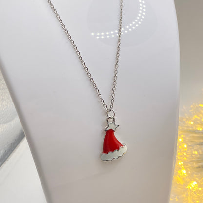 Santa Hat Necklace