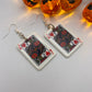 Jack of Hearts Card Earrings