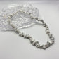 White Howlite Crystal Necklace