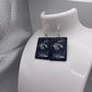 Black and White The Fool Tarot Card Earrings