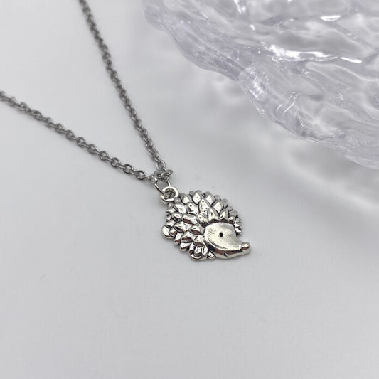 Silver Hedgehog Necklace