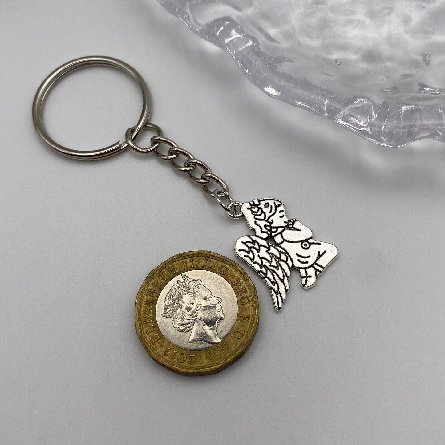 Praying Angel Keyring