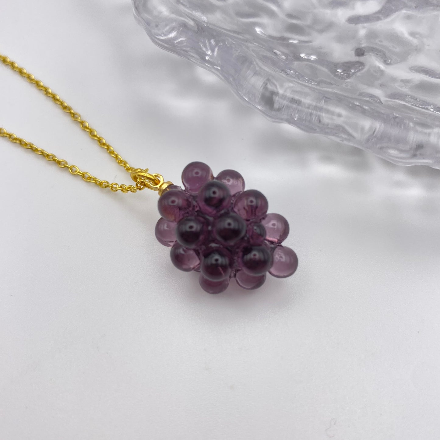 Purple Grape Necklace