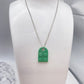 Green Matching Lego Heart Necklace