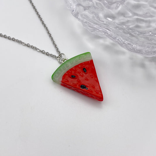 Watermelon Slice Necklace