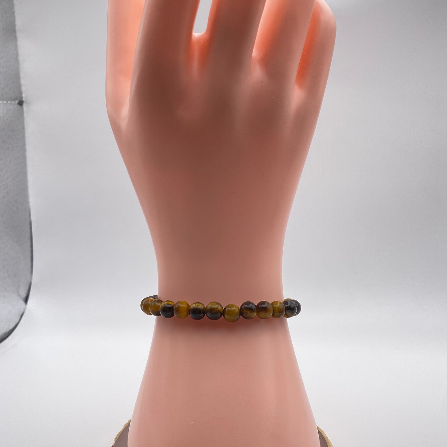 Round Tigers Eye Crystal Bracelet