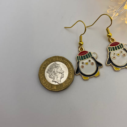 Penguin Earrings