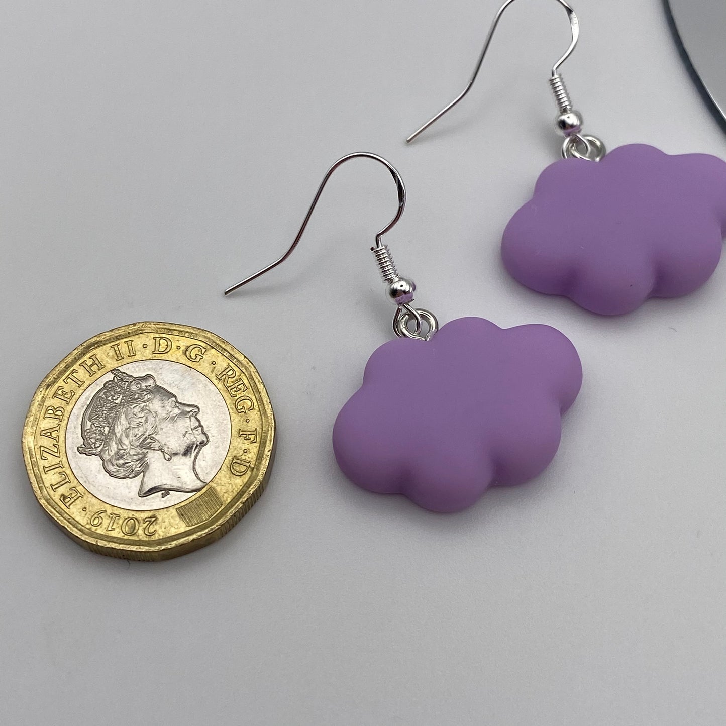 Purple Cloud Earrings