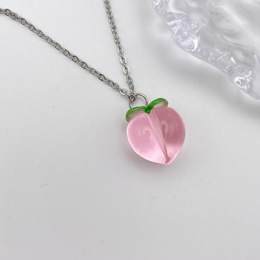 Peach Necklace