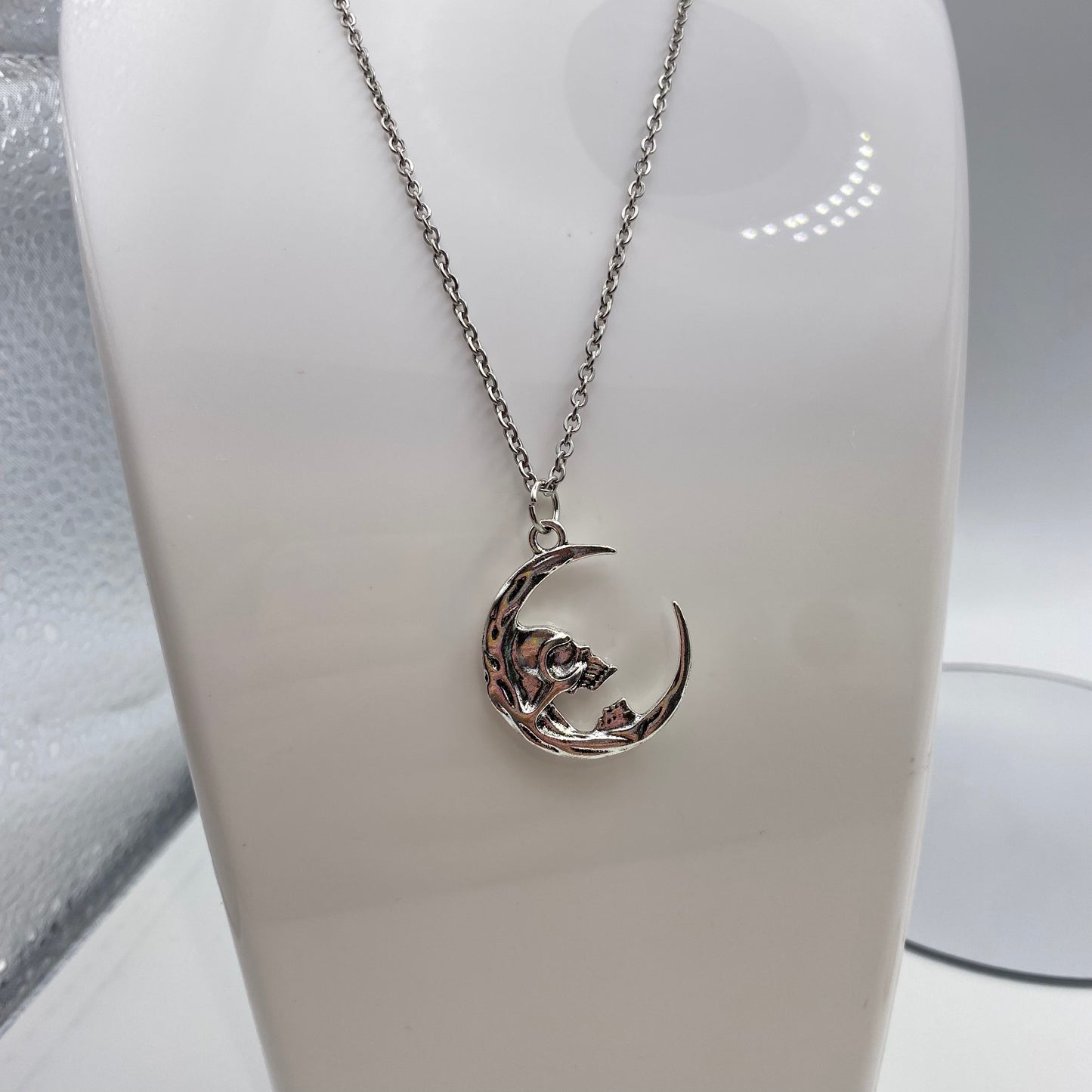 Moon Skull Necklace