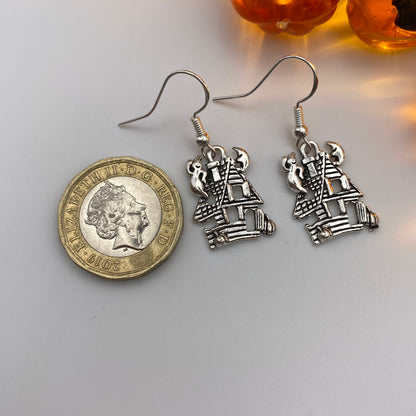 Haunted House Earrings