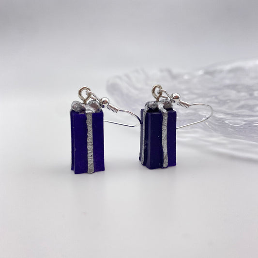 Purple Present Earrings