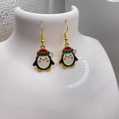 Penguin Earrings