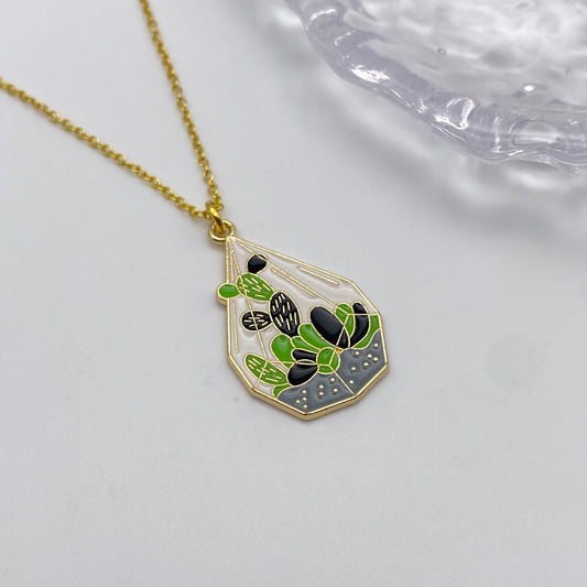 Plant Terrarium Necklace