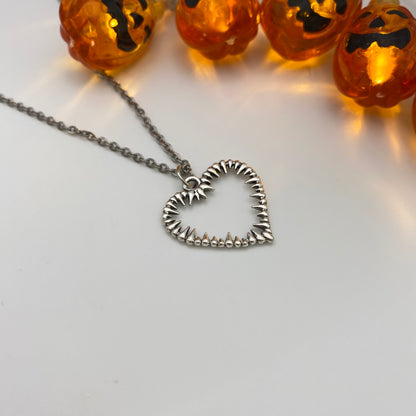 Spiky Heart Necklace