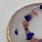 Blue, Purple and Pink Crystal Bracelet