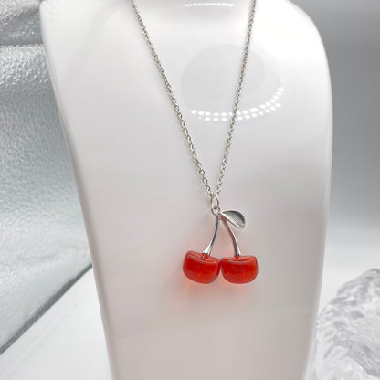 Red Cherry Necklace