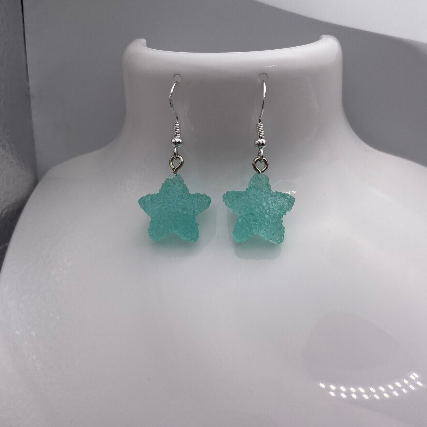 Blue Star Earrings