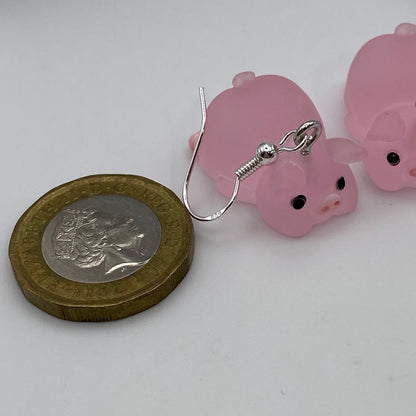 Lying Pig Earrings