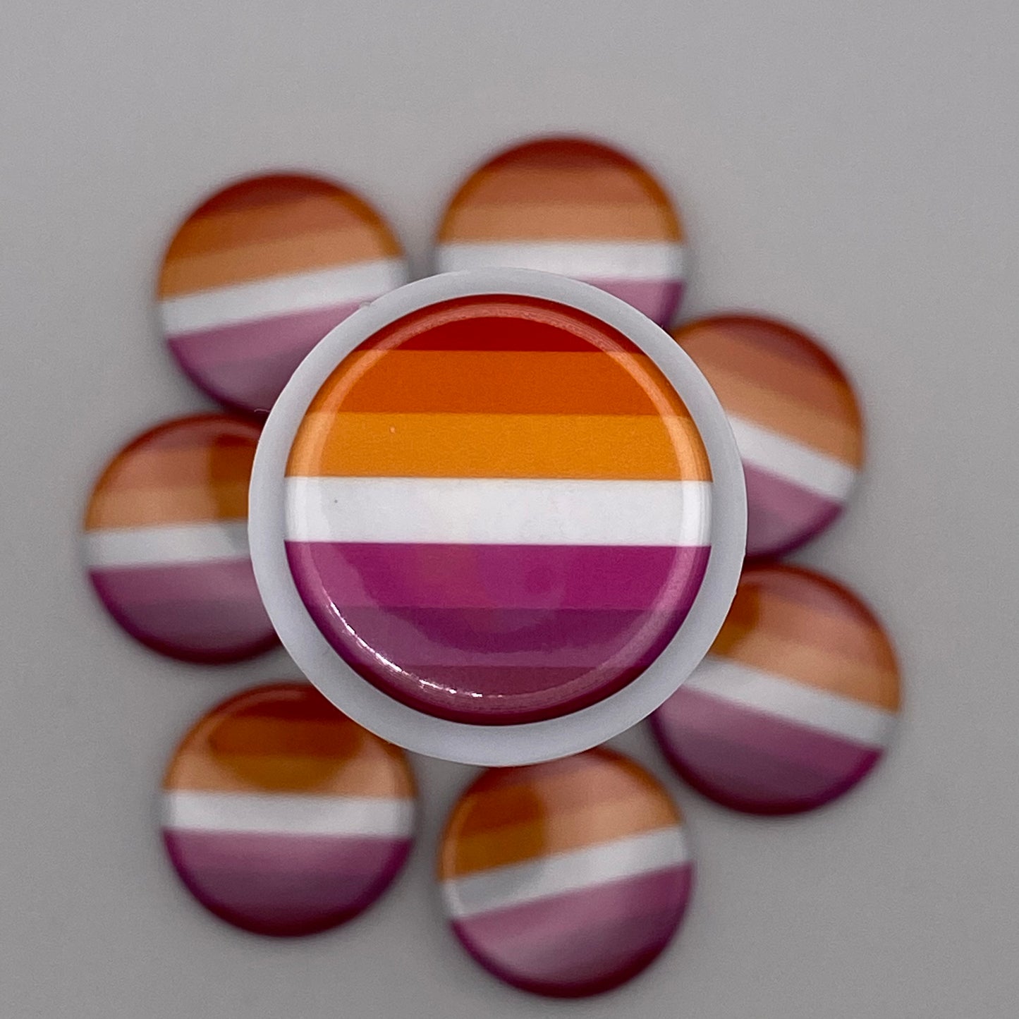 Lesbian Flag Pride Badge