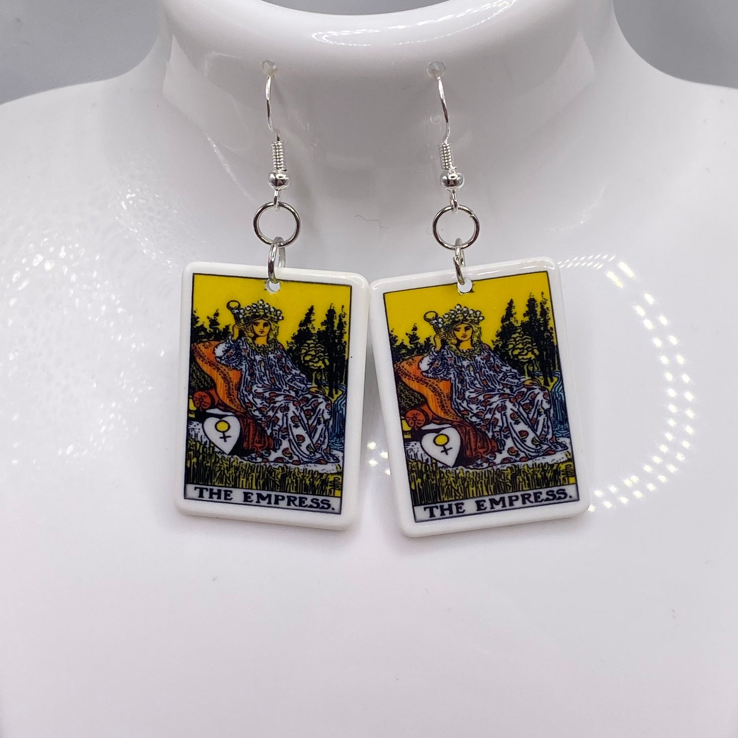 The Empress Tarot Card Earrings