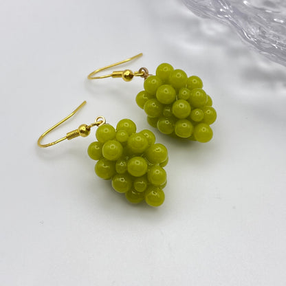 Green Grape Earrings