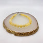 Round Yellow Jade Crystal Bracelet