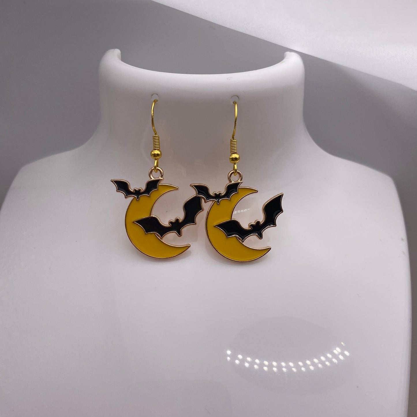 Moon Bats Earrings