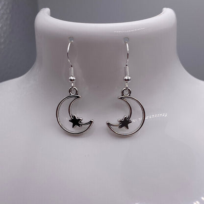 Starry Moon Earrings