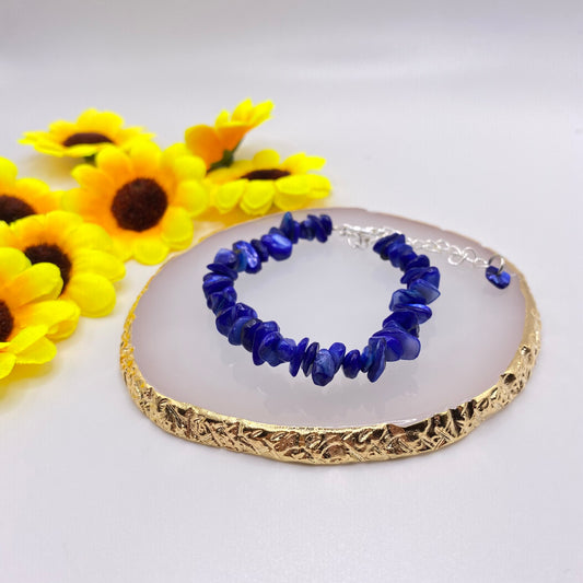 Blue Sodalite Crystal Bracelet